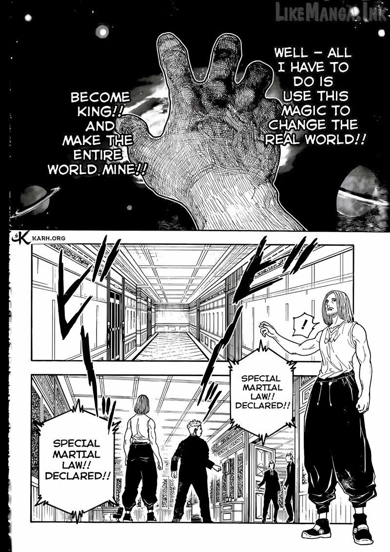 Hunter x Hunter, Chapter 418 image 06